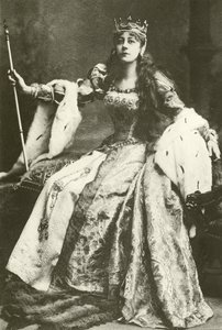 Bayan Violet Vanbrugh Anne Boleyn olarak (gravür) by English Photographer