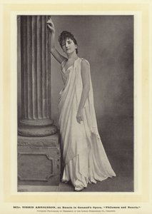 Mlle Sigrid Arnoldson, Gounods Opera, Philemon ve Baucis