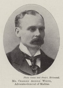 Bay Charles Arnold White, Madras Başsavcısı by English Photographer