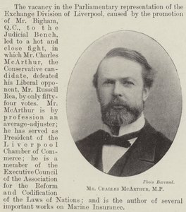 Bay Charles McArthur, Milletvekili by English Photographer