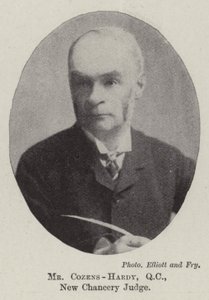 Bay Cozens-Hardy, QC, Yeni Chancery Yargıcı by English Photographer