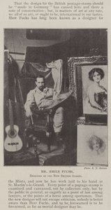 Bay Emile Fuchs, Yeni İngiliz Pullarının Tasarımcısı by English Photographer