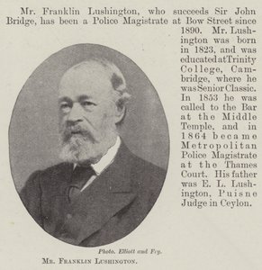 Bay Franklin Lushington by English Photographer