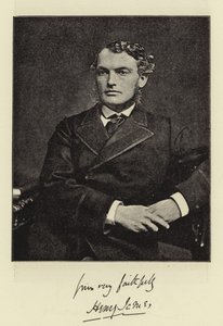 Bay George Meredith, Şair ve Romancı by English Photographer