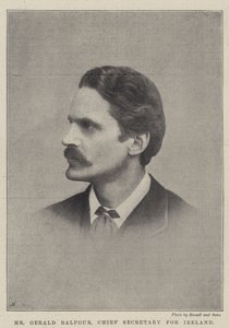 İrlanda Genel Sekreteri Gerald Balfour by English Photographer