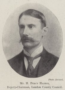 Bay H Percy Harris, Başkan Yardımcısı, London County Council by English Photographer