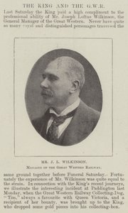 Bay JL Wilkinson, Great Western Demiryolu Müdürü by English Photographer