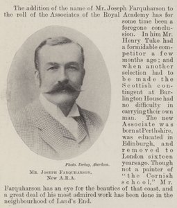 Bay Joseph Farquharson, Yeni ARA by English Photographer