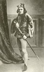 Bay Richard Mansfield Richard III olarak (gravür) by English Photographer