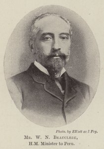 Bay WN Beauclerk, HM Peru Bakanı by English Photographer