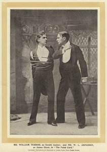 Gerald Austen rolünde Bay William Terriss; ve Bay W L Abingdon, The Fatal Card