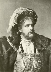 Bay William Terriss Henry VIII olarak (gravür) by English Photographer