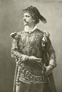 Bay William Terriss Mercutio olarak (gravür) by English Photographer