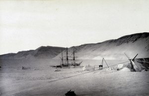 Kuzey Kutbu: Keşif körfezi, kış - "" 1875-76'da Polar See'ye yapılan bir yolculuğun anlatımı"nda, GS Nares, ed. Londra by English Photographer