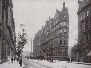Northumberland Caddesi, Anayasa Kulübü ile by English Photographer