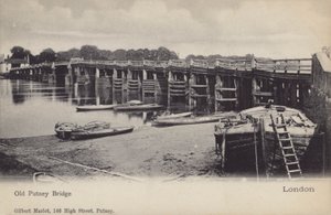 Eski Putney Köprüsü, Londra by English Photographer
