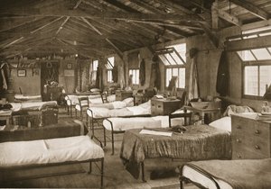 Yatak odalarından biri, Donington Hall, Büyük Britanya