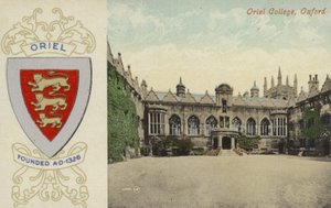 Oriel Koleji, Oxford (renkli fotoğraf) by English Photographer