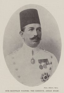 Mısırlı Ziyaretçimiz Hidiv Abbas Hilmi by English Photographer