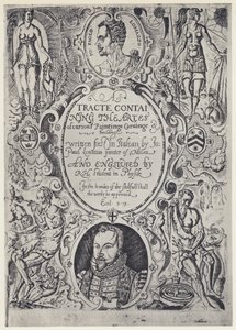 P Lomazzo, A Tracte containing the Artes of Cureous Paintinge, Tr R Haydock, J Barnes, Oxford 1598 (b/w fotoğraf) by English Photographer