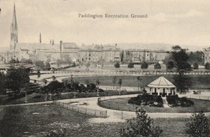 Paddington Dinlenme Alanı, Londra (s/b fotoğraf) by English Photographer