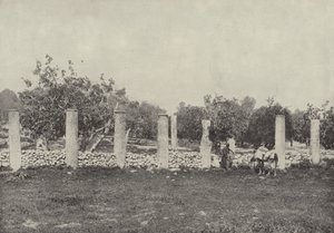 Herod Sarayı, Samiriye, Herod tarafından Augustus onuruna yaptırılan sarayın kalıntıları by English Photographer