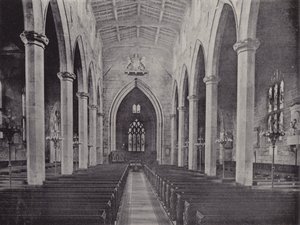 Parish Kilisesi, Sheffield (s/b fotoğraf) by English Photographer