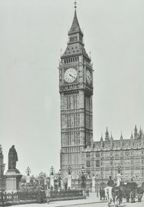Parlamento Meydanı, Westminster LB: Big Ben, 1896 by English Photographer