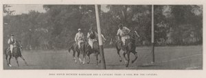 Ranelagh ve Süvari Takımı arasındaki Polo Maçı, Süvari Hedefi by English Photographer