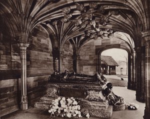 Port Sunlight: Kurucu William Hesketh Lever ve eşinin mezarları by English Photographer