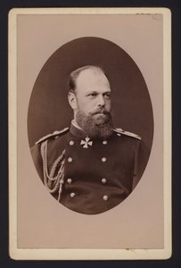 Portre, Rusya Çarı III. Aleksandr (s/b fotoğraf) by English Photographer
