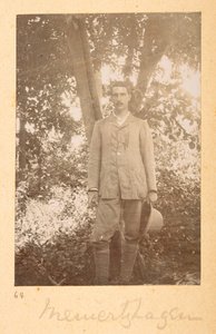 Bailey tarafından Richard Meinertzhagen portresi, F.M. Bailey 1900-03 (sepya fotoğraf) by English Photographer