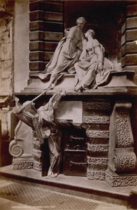 Lady Elizabeth Nightingale anıtının resmini içeren kartpostal by English Photographer