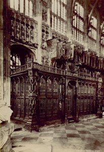Henry VII tapınağının bir görüntüsünü içeren kartpostal by English Photographer