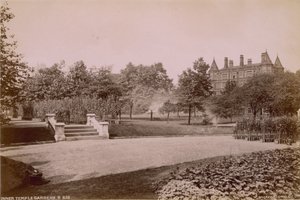 İç Tapınak Bahçeleri ile Kartpostal by English Photographer