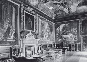 Varlık Odası, Windsor Şatosu (s/b fotoğraf) by English Photographer