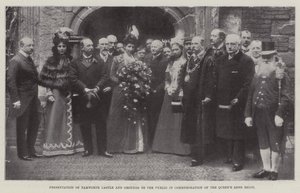 Kraliçelerin Uzun Hükümdarlığının Anısına Tamworth Kalesi ve Zeminlerinin Halka Sunulması, 27 Mayıs 1899 by English Photographer