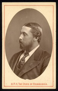 Prens Alfred, Edinburgh Dükü by English Photographer
