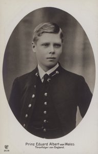 Galler Prensi Edward Albert (b/w fotoğraf) by English Photographer