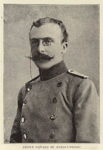 Anhalt-Dessau Prensi Edward by English Photographer