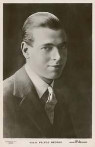 Prens George, Kent Dükü (s/b fotoğraf) by English Photographer
