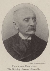 Emekli Alman Şansölyesi Prens von Hohenlohe by English Photographer
