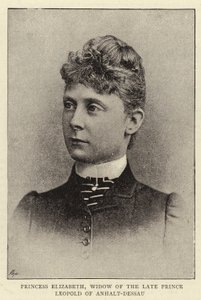 Prenses Elizabeth, Anhalt-Dessau
