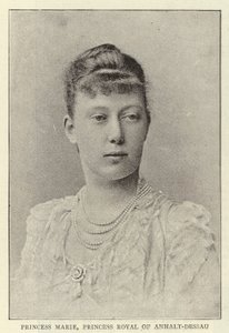 Prenses Marie, Anhalt-Dessau Kraliyet Prensesi by English Photographer
