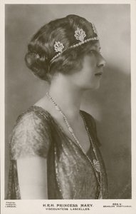 Prenses Mary, Vikontes Lascelles (s/b fotoğraf) by English Photographer