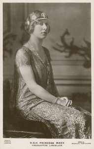 Prenses Mary, Vikontes Lascelles (s/b fotoğraf) by English Photographer