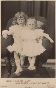 Galler Prensesi Mary ve Prens Henry by English Photographer