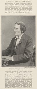 Profesör Burdon Sanderson, FRS, British Association Başkanı by English Photographer