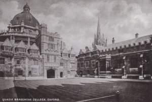 Dörtgen Brasenose Koleji, Oxford by English Photographer