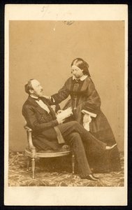 Kraliçe Victoria ve Prens Albert by English Photographer